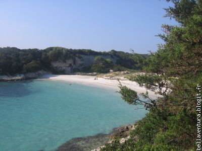 La voilà enfin la plage du Petit Sperone