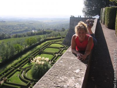Sur les remparts du Castello di Brolio