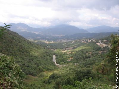 Sur la route de Sainte-Lucie de Tallano